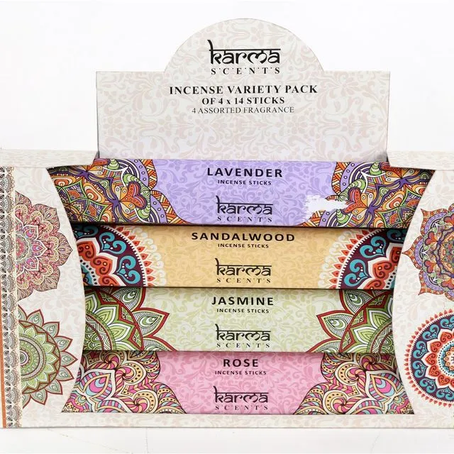 Variety Pack Of Karma Incense Sticks