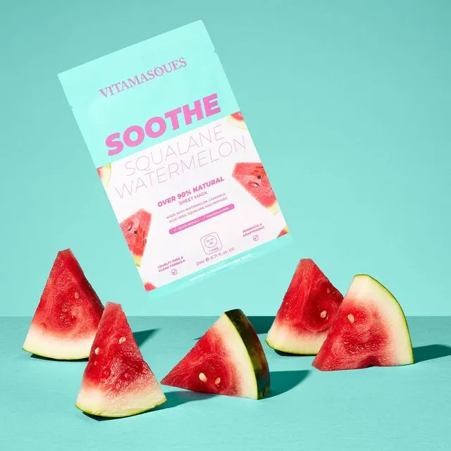 SQUALANE WATERMELON SOOTHE FACE SHEET MASK