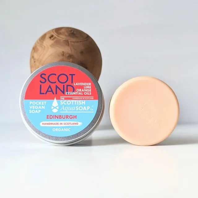 POCKET SOAP - Edinburgh (Lavender, Lime & Orange)