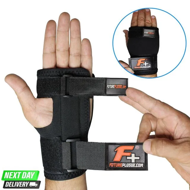 F+ Hand Splint Brace Arthritis Support Wrist Pain Sprain Carpel Injury Relief (Single)