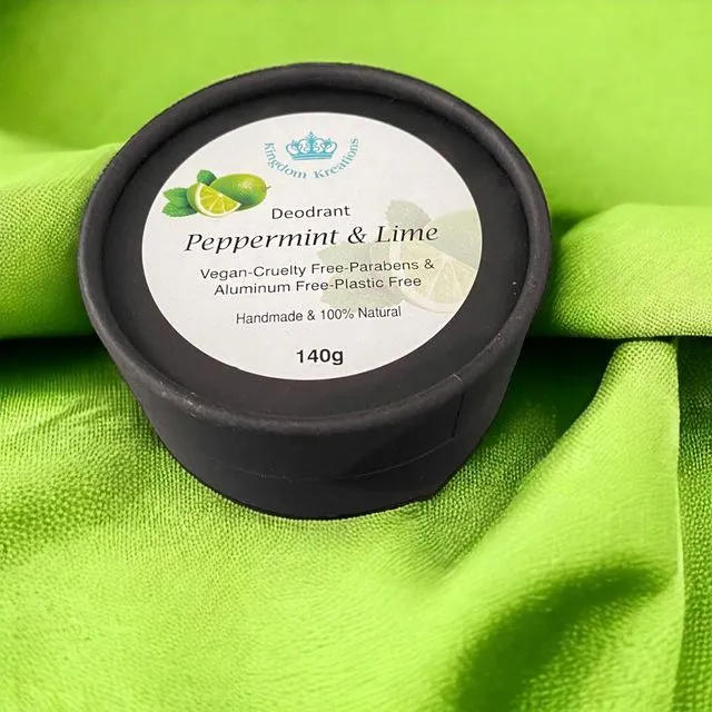 Deodorant Peppermint and Lime Essential Oils - 140g