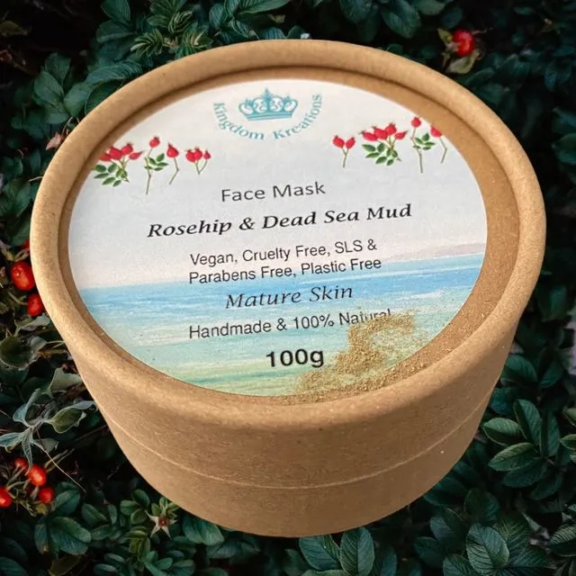 Rosehip and Dead Sea Mud - 100% Natural - 100g