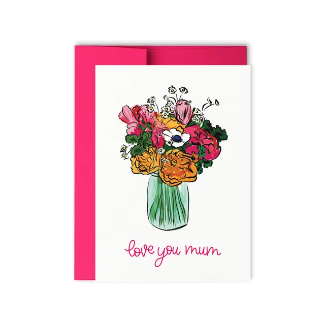 Love You Mum Card for Mum