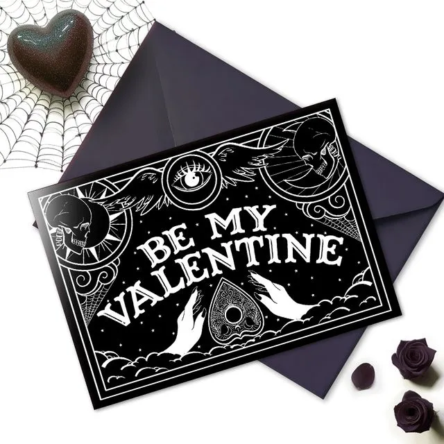 Ouija Board Valentine's | A5 Spooky Greetings Card
