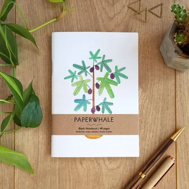 Fig Tree A6 Notebook