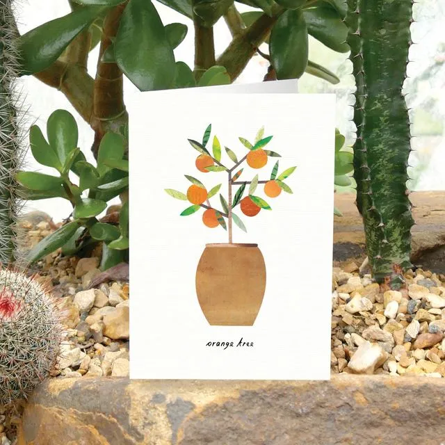 Orange Tree Card
