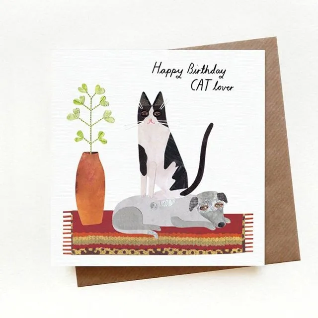 Birthday Cat Lover Card