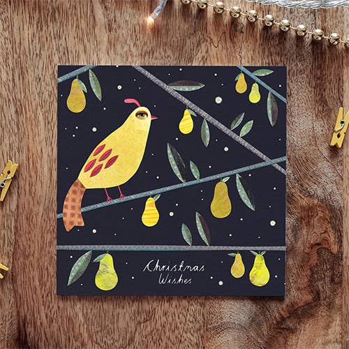 Partridge In A Pear Tree Christmas Card