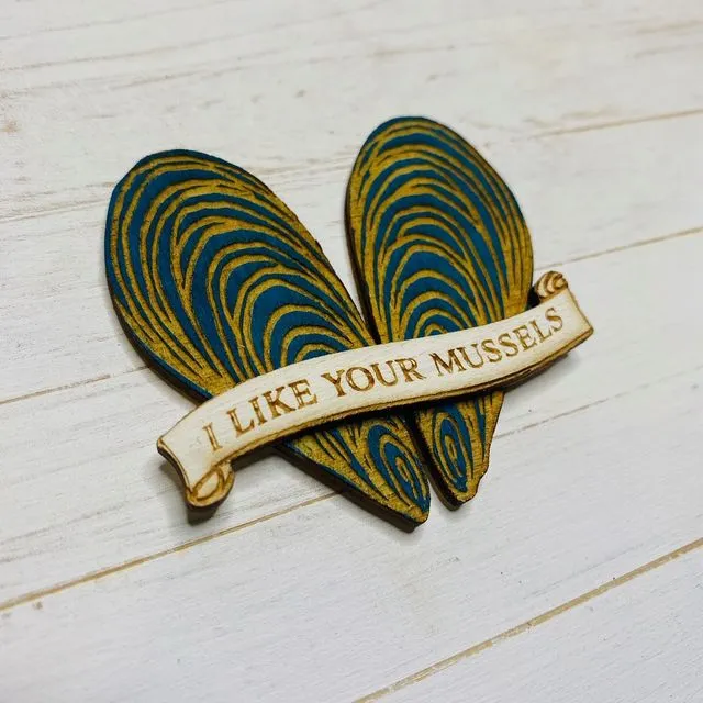 'I Like Your Mussels' Magnet