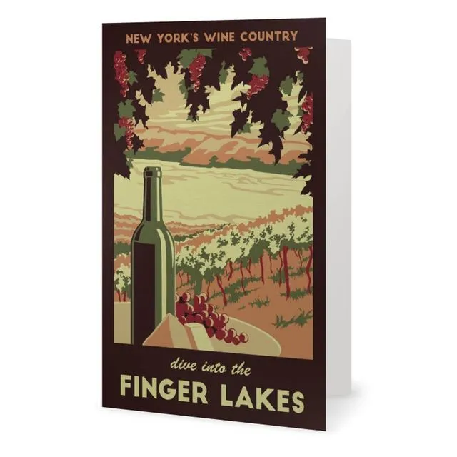 Dive Into the Finger Lakes Greeting Card