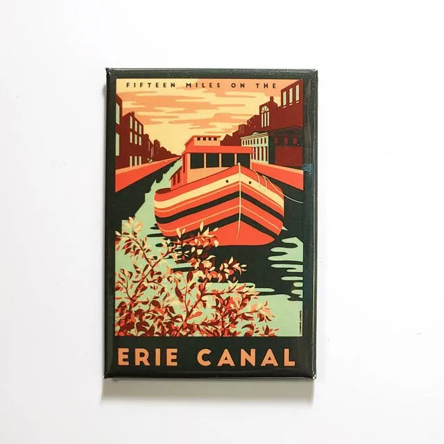 Erie Canal Travel Souvenir Magnet