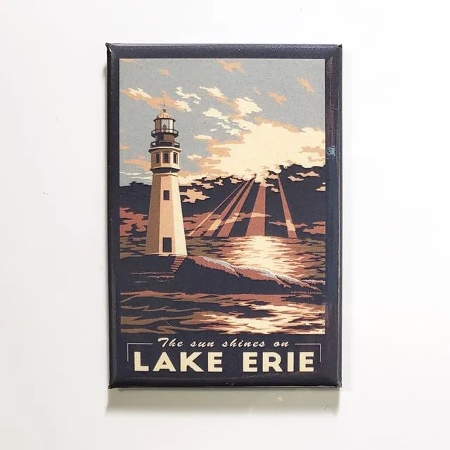 Lake Erie Magnet | Great Lakes NY souvenir