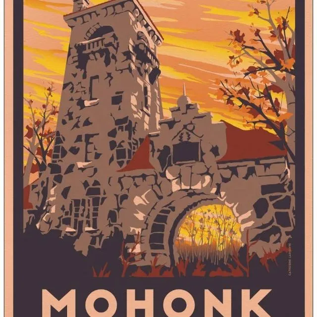 Mohonk Preserve Postcard | New Paltz NY Souvenir Gift