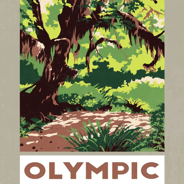 Olympic National Park Vinyl Sticker | Washington Souvenir