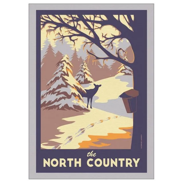 The North Country Postcard | Winter Michigan Souvenir Gift