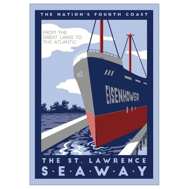 The St. Lawrence Seaway Postcard | Great Lakes Gift