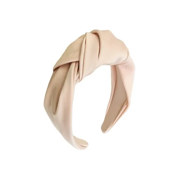 Top Twist Hair Band in Soft Pink