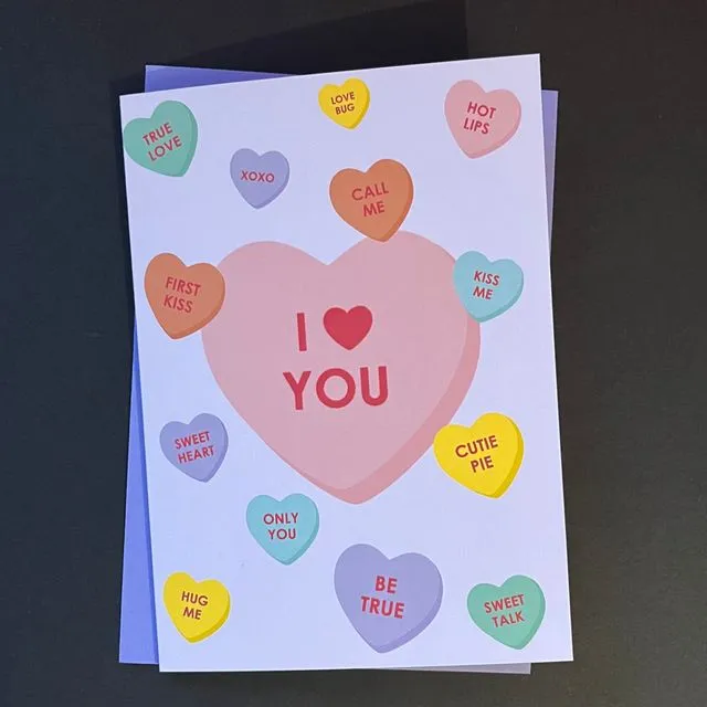 Retro Sweets Valentine's Card