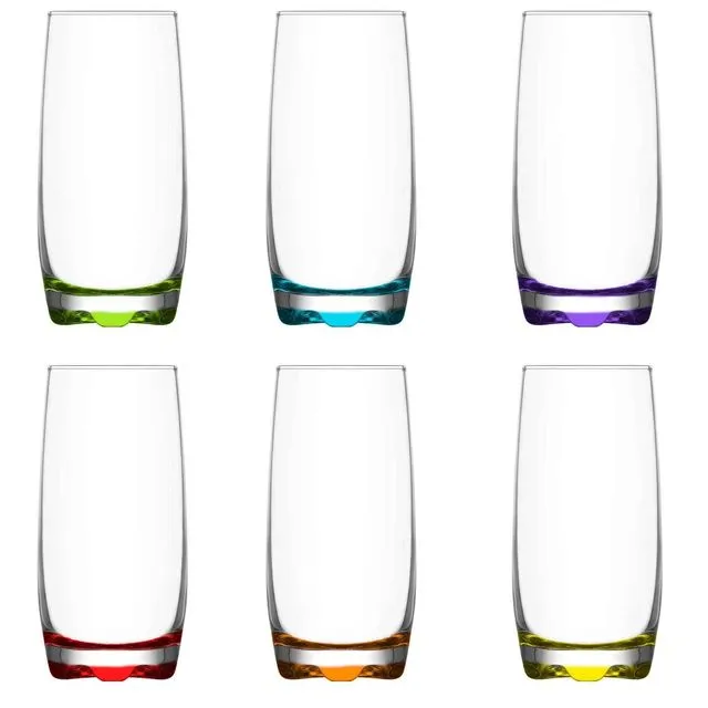LAV Adora Highball Cocktail Glass - 390ml - Rainbow