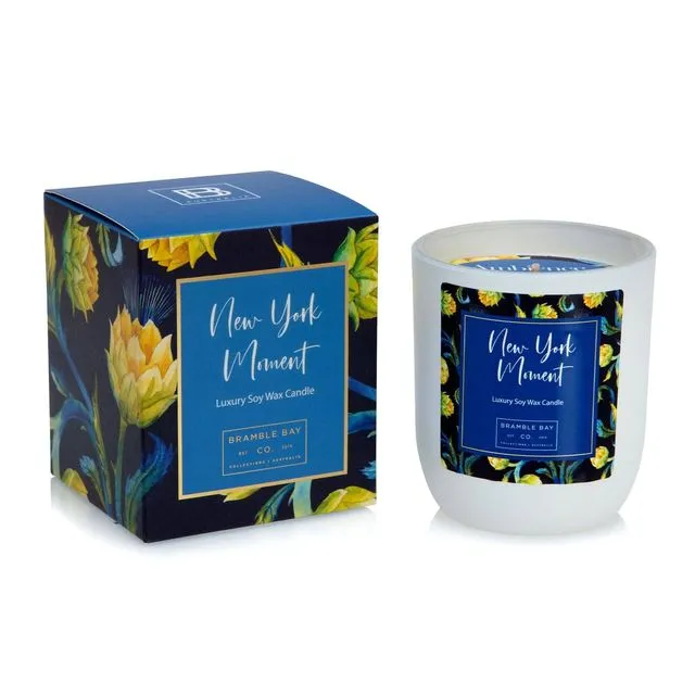 185g New York Moment Botanical Soy Wax Scented Candle -