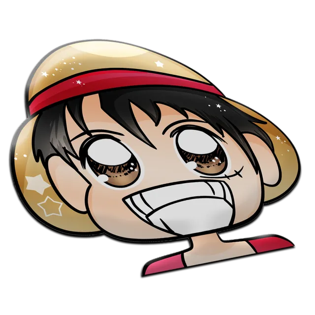 Luffy One Piece Anime Peeker