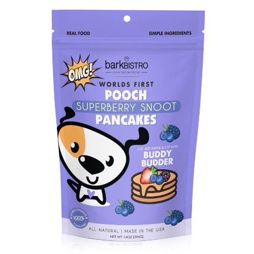 Dog Pancakes, Superberry Snoot POOCH PANCAKES, 100% all natural dog pancakes
