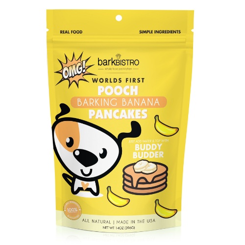 Dog Pancakes, Barking Banana POOCH PANCAKES, 100% all natural dog pancakes