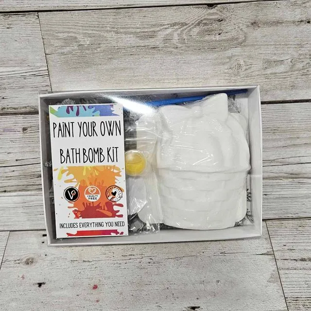 Easter Basket Paint your own Bath Bomb kit