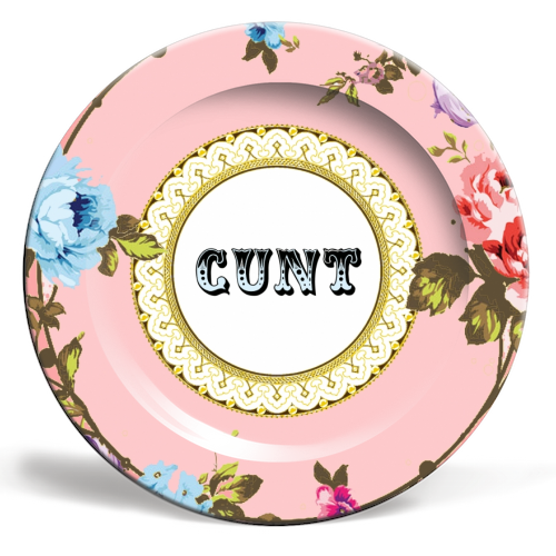 8 INCH PLATE, SEE YOU NEXT TUESDAY - PINK