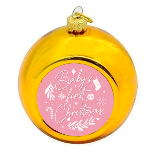 Christmas Baubles 'Baby's first Christma