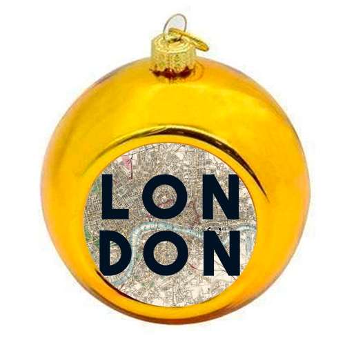 Christmas Baubles 'LONDON'