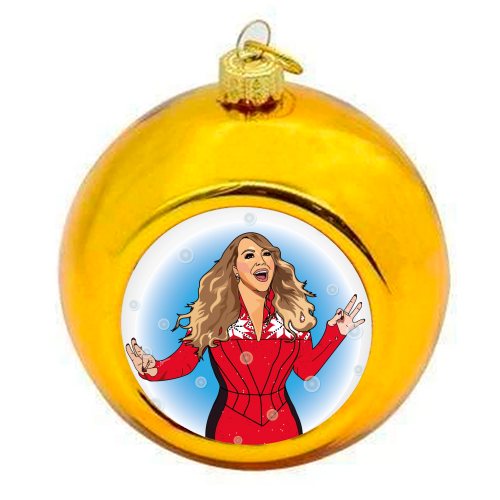 Christmas Baubles 'Mariah Carey Christma