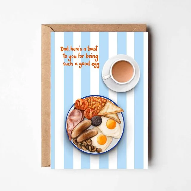 Dad you're a good egg - Father's Day card