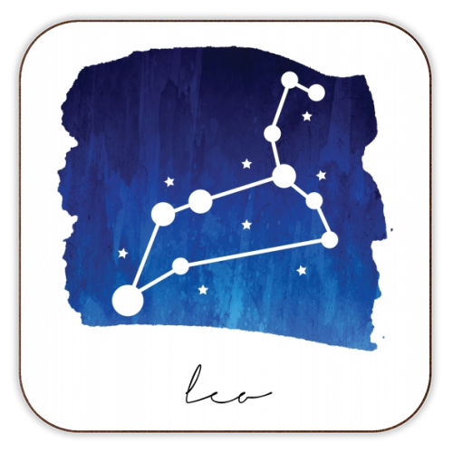 Coasters 'Leo Zodiac Constellation'