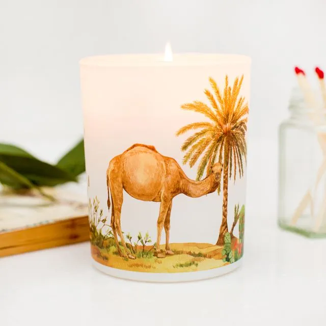 Give Back Soy Wax Scented Candle | Warming Desert