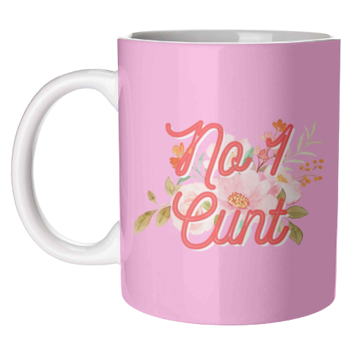 Mugs 'No 1 Cunt' by Proper Job Studio
