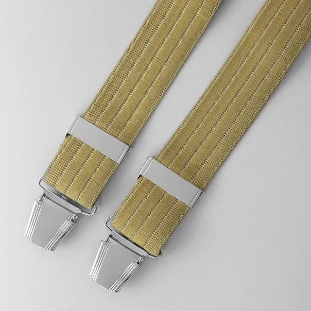 Gold Stripe Wedding Braces