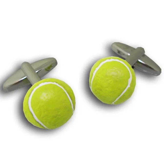 Tennis Balls Cufflinks