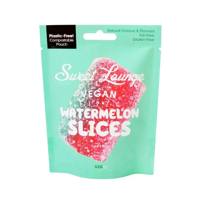 Vegan Fizzy Watermelon Slices (plastic-free) 65g