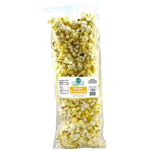 White Cheddar - Small Batch Gourmet Popcorn - Large Bag (8 Case)