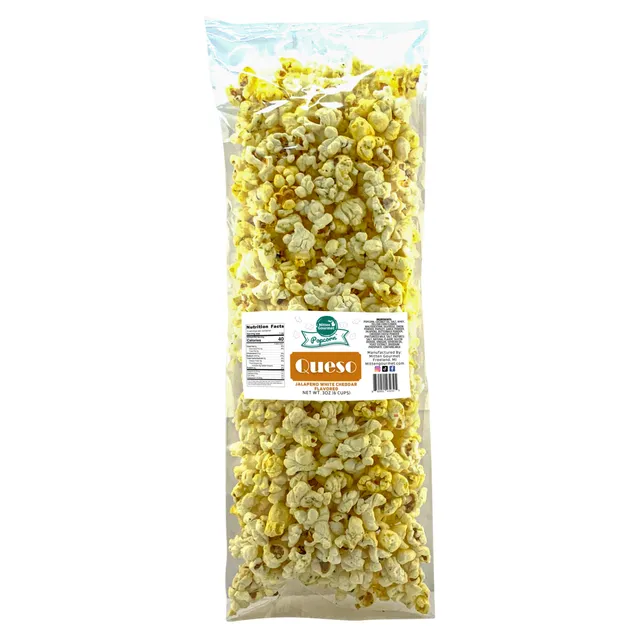 Queso - Small Batch Gourmet Popcorn - Large Bag (8 Case)