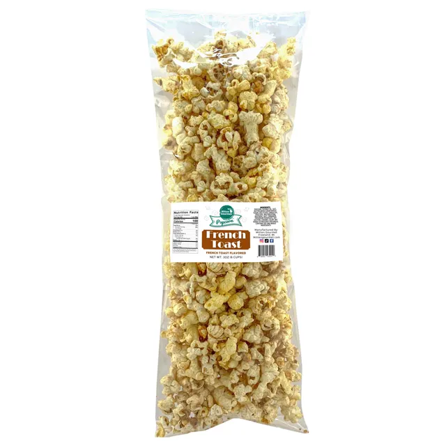 French Toast - Small Batch Gourmet Popcorn - Large Bag (8 Case)