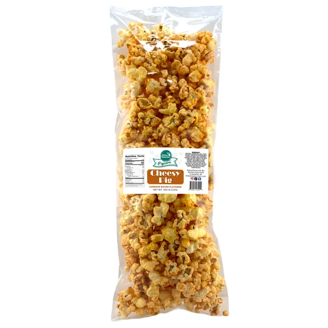 Cheesy Pig - Small Batch Gourmet Popcorn - Large Bag (8 Case)