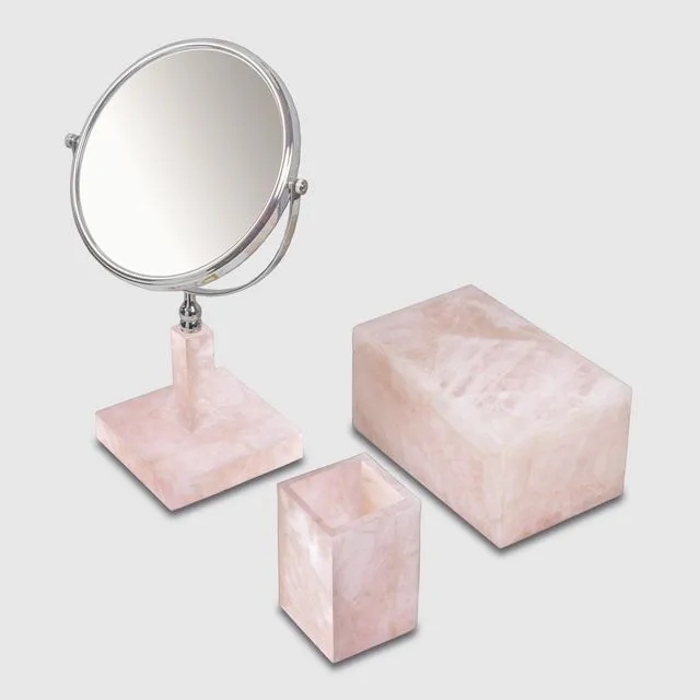 Rose Quartz Vanity Set