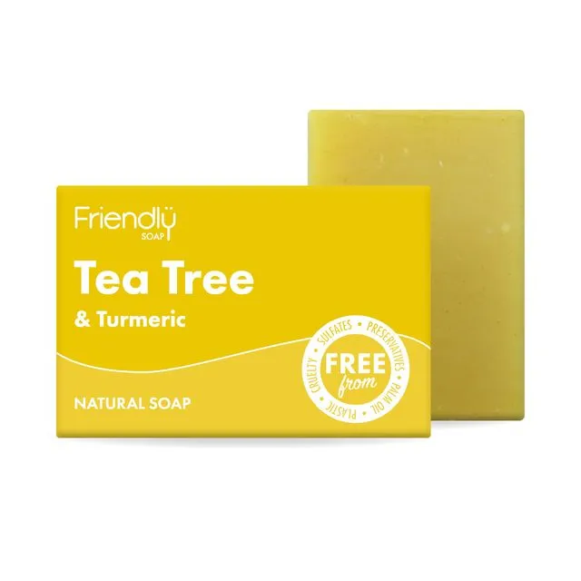 Tea Tree & Turmeric Vegan Soap Bar (6 x 95g)