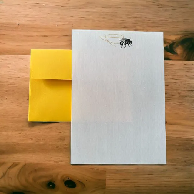 Bee Swirl Writing Paper Compendium