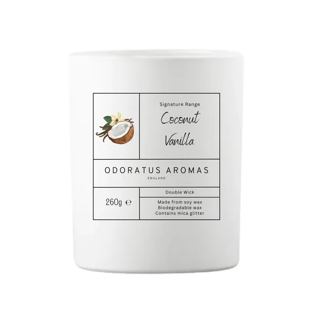 Coconut Vanilla Signature Soy Candle | Double Wick 260g