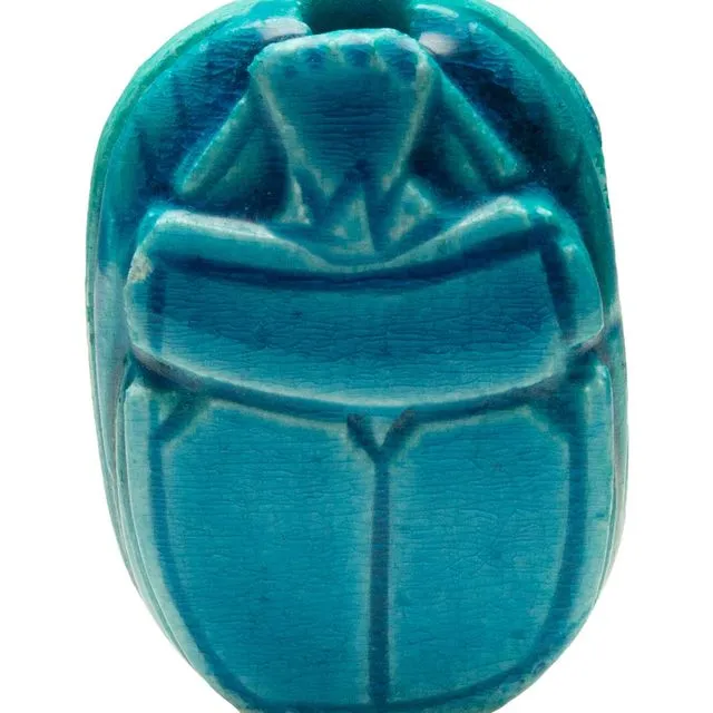 Package of 1 XLg Blue Scarab - 1.5"