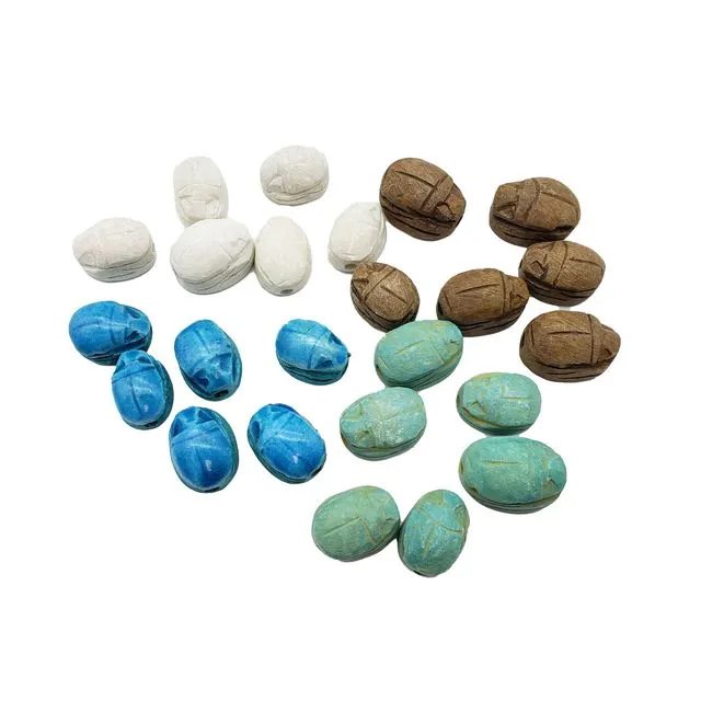 Package of 100 loose scarabs - 4 Assorted colors