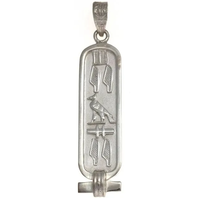 Peace Cartouche - Sterling Silver Solid